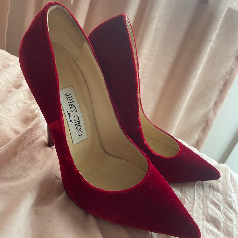 Red Jimmy Choos